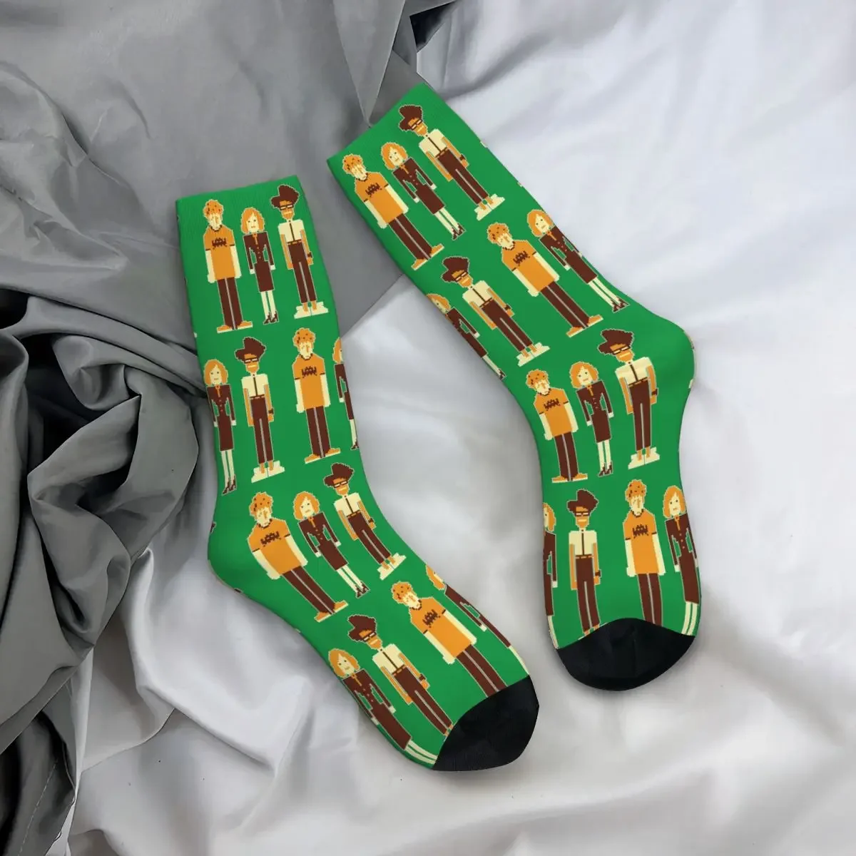 It Crowd Socks Harajuku Zweetabsorberende Kousen Het Hele Seizoen Lang Sokken Accessoires Voor Unisex Verjaardagscadeau