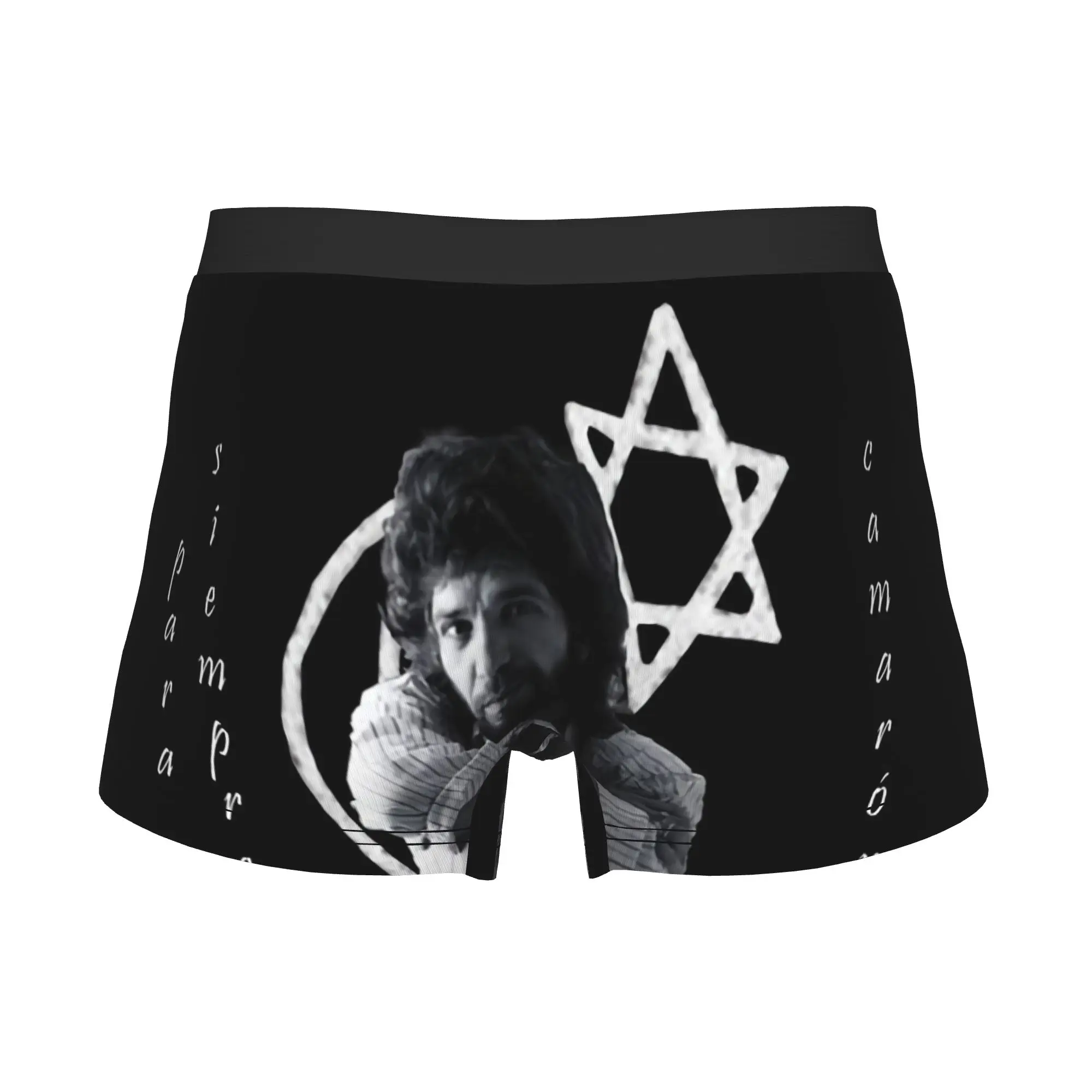 Funny Island Shrimp Flamenco Singer Boxers Shorts Panties Male Underpants Stretch Camaron De La Isla Briefs Underwear