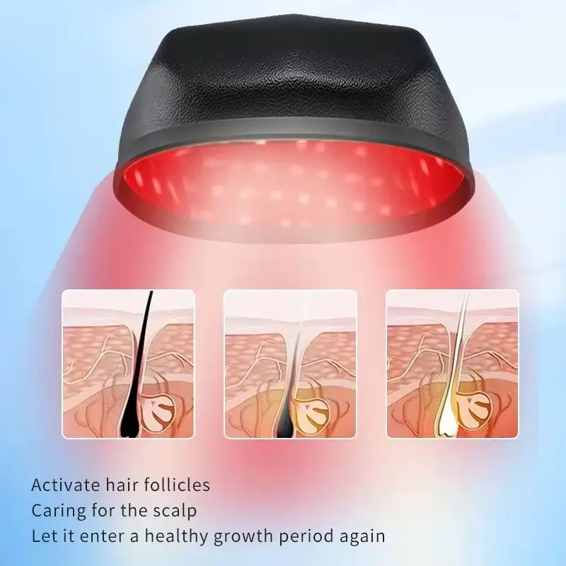 

HLKGO Full Head Laser Hair Growth Device 650nm LLLT Cap for Hair Regrowth & Scalp Anti-Hair Loss Solution