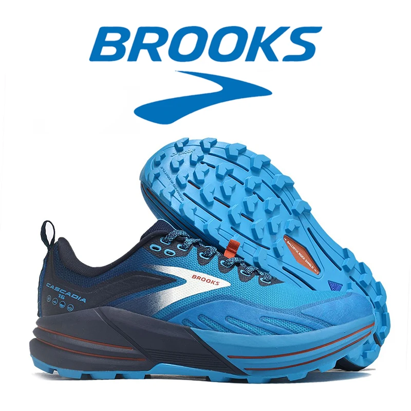 BROOKS Cascadia 16 Trendy Low-top Running Shoes for Men in Winter New Versatile Casual Sports Shoes for Men tenis masculino