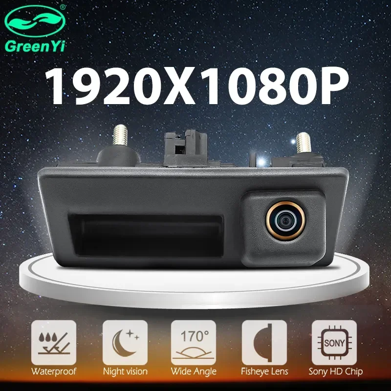 AHD 1080P 170 °   Samochodowa kamera cofania do bagażnika Volkswagen VW Passat Golf Polo B6 B7 Jetta Tiguan Touareg Audi A3 A4 A5 A6