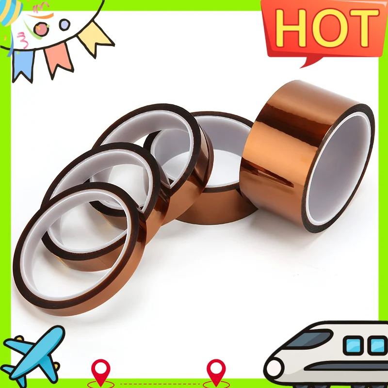 33M Kapton Tape Polyimide High Temperature Heat Resistant Tape for 3D Printer Build Plate, No Residue Insulation Adhesive Tape