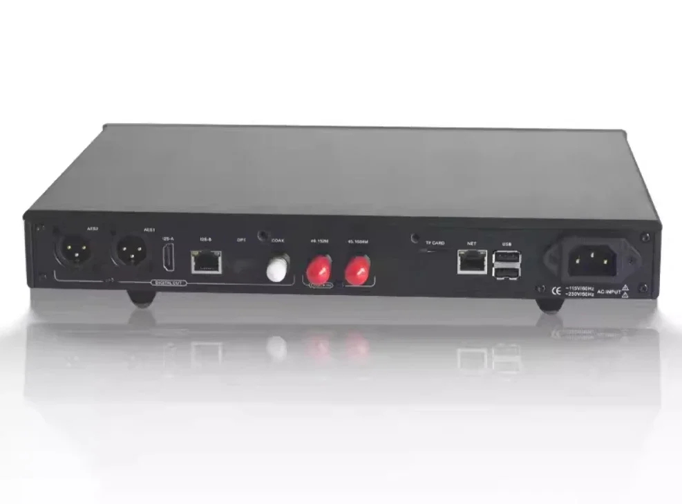 

Network Music Player's First Streaming Media with External Clock Inputs of 45.1548MHZ and 49.152MHZ ROON