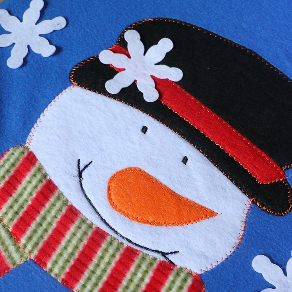 

Christmas Snowman Toilet Seat Cover Adorable Pattern Home Decoration Bathroom nament Material Great Gift Washable Design