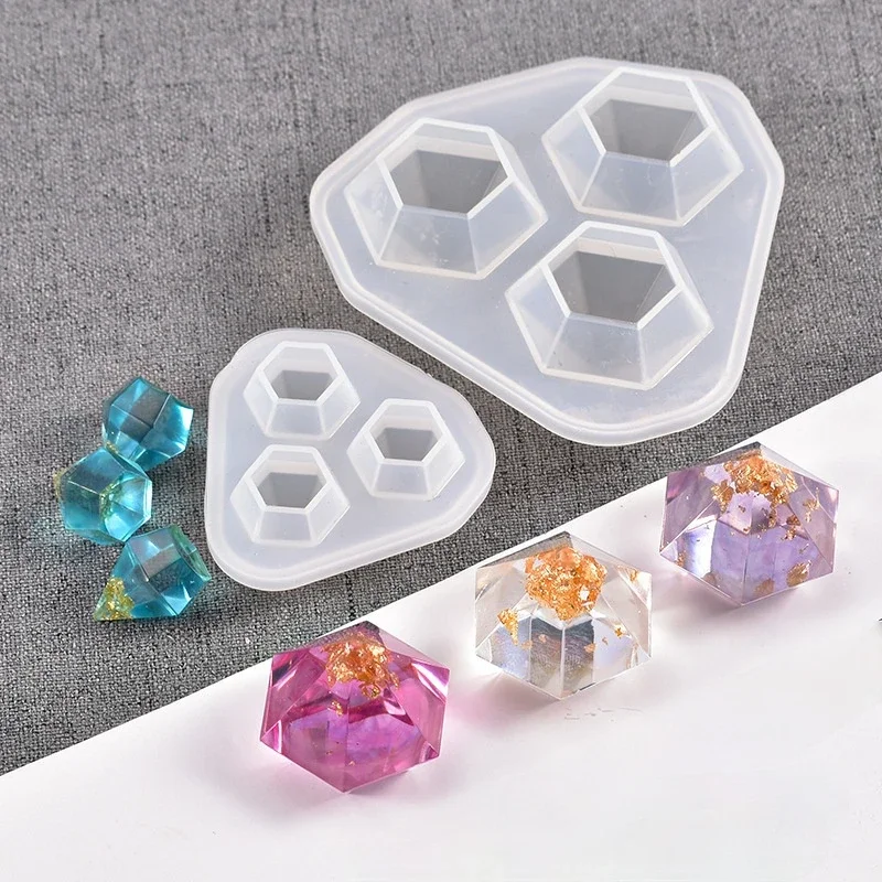 2026 New Mini Diamond Shape Silicone Mould DIY Hand‑crafted Jewelry Accessories Epoxy Mold Cake Decoration Kitchen Craft Tool