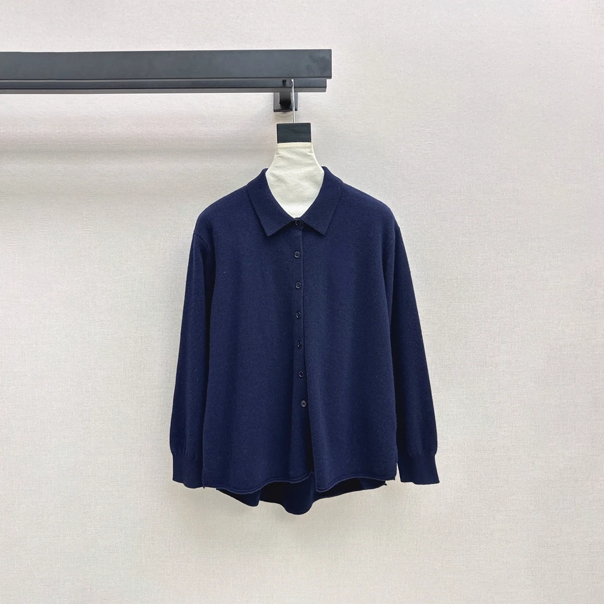 2026 High Quality Women's Simple POLO Collar Soft Glutinous Knitted Top--2692227