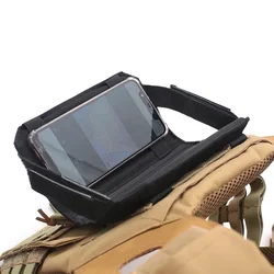 MOLLE Vest Admin Map Pouch Phone Holder Outdoor Plate Carrier Front Panel Belt Pack Utility Hunting Accessories EDC Tool Bag