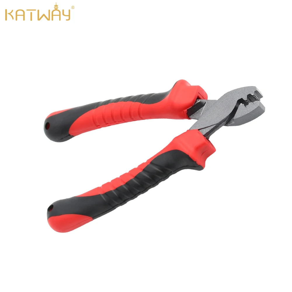 

KATWAY Portable Lightweight Booms Fishing CP2 Fishing Crimp Pliers Single Barrel Socket Tools Non-slip Handle Lanyard HH-AA528