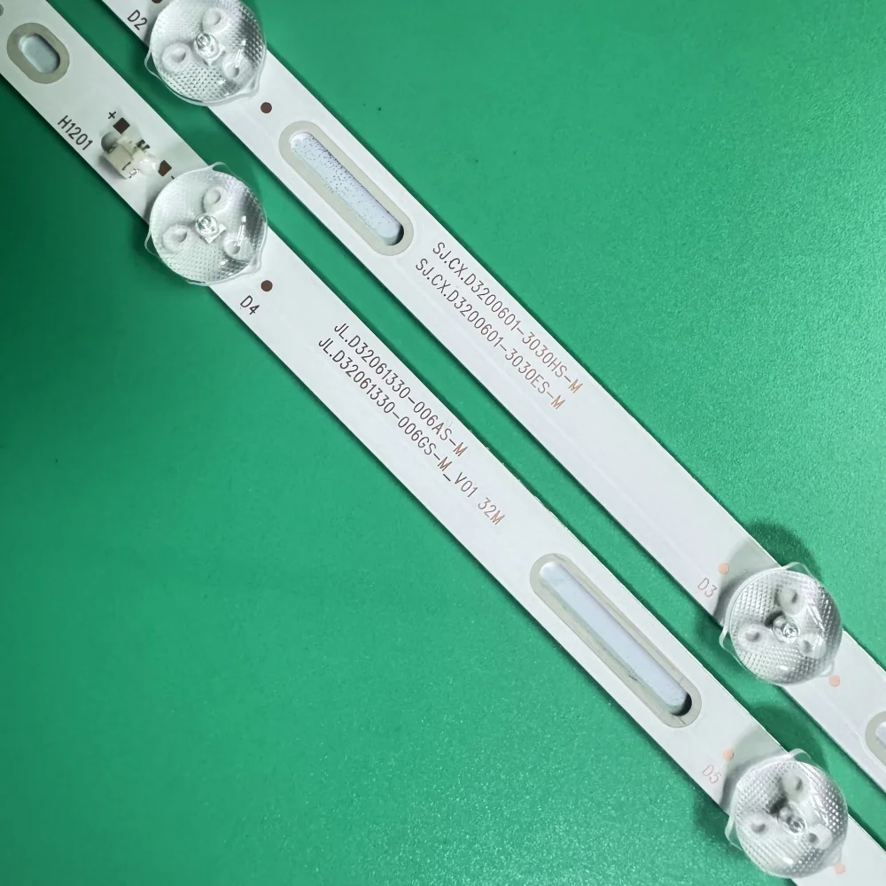 Tiras de retroiluminación LED de TV para DEXP H32D7100E H32D71100E regla de banda HL-00320A30-0601S-07 A1 2*6 HL-00320A30-0601S-03 A1 2*6 carriles