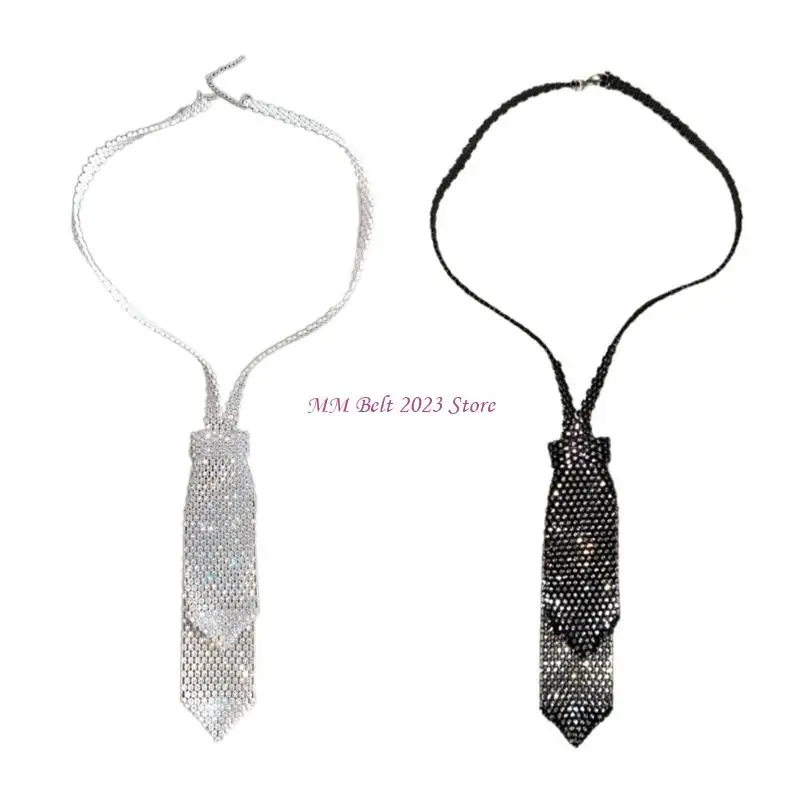 

Женский галстук 49ME, украшенный стразами, предварительно завязанный галстук. Удобный в носке форменный галстук.