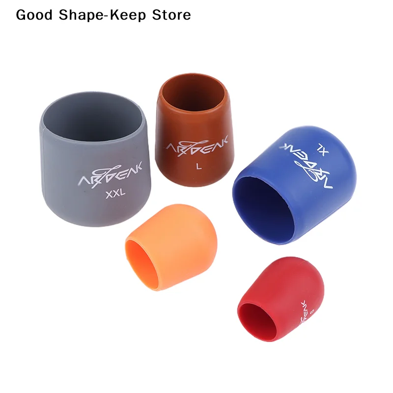 1Pc Protector Fishing Rod End Cap Cover Fishing Rod Handle Protective Case Silicone Lure Rod Bottom Accessories Random Color