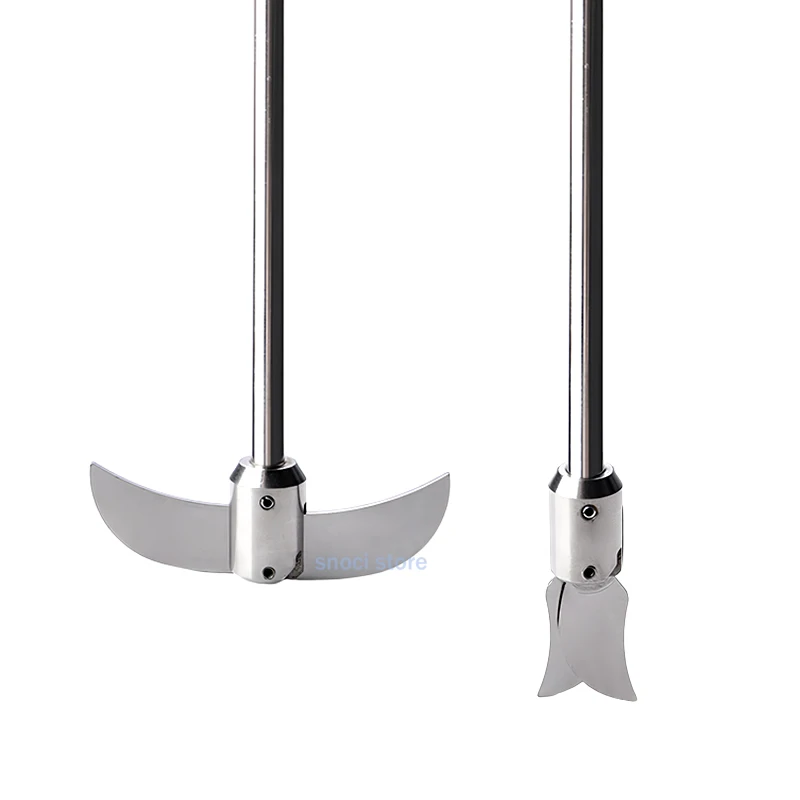 Stainless Steel Stirrer Stirring Rod 304/316 Foldable Paddle Stirrer Acid Alkali Resistance Bar Mixer Multi-specification Tool