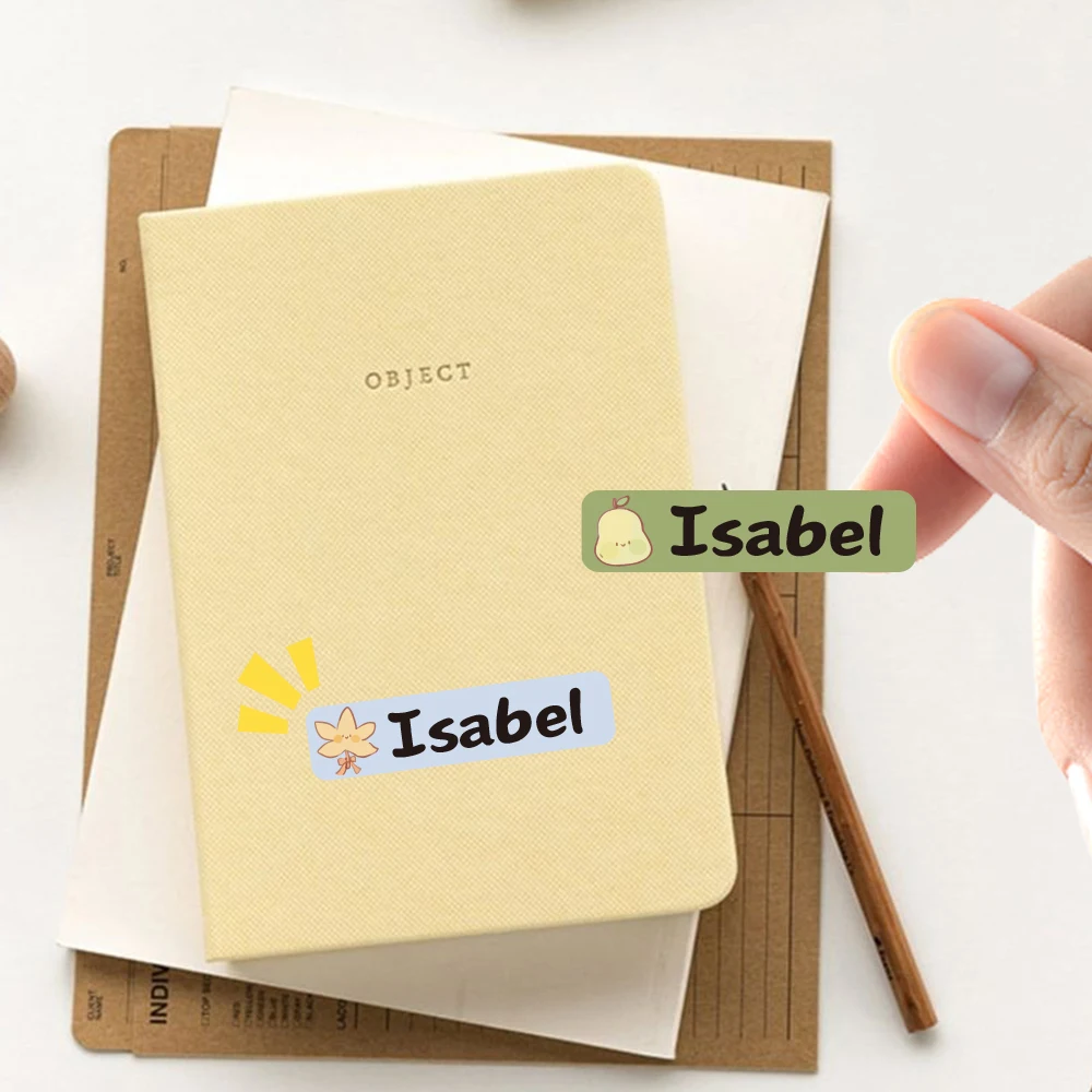Custom dreamy Name Sticker,Transparent Waterproof Stickers for Kids,diy Name Labels for School Bag Bottles Pen Box Mug Uniform
