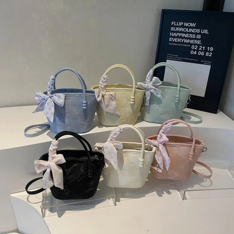 Stylish Clutch Mini Diaper Bag For Women Solid Color Leather Crossbody Handbag Elegant Casual Large Capacity Tote