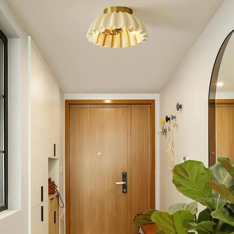 Franse Creatieve Balkon Plafondlamp, Gang Gang Licht, Nieuwe Garderobe, Foyer Ontwerper, Slaapkamer, Studie Verlichtingsarmaturen