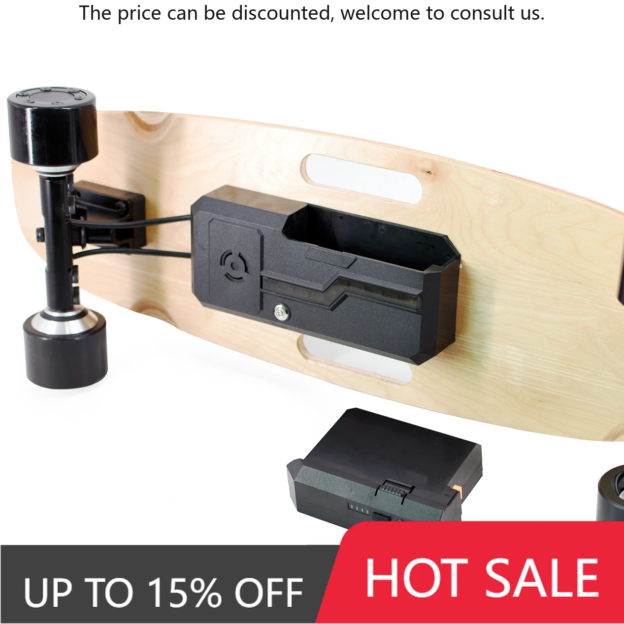 

Electric Skateboard Factory Board Dual Hub Motor ESK8 Removable Battery Cause And Motor Sleeve With Handle Easy To Carry