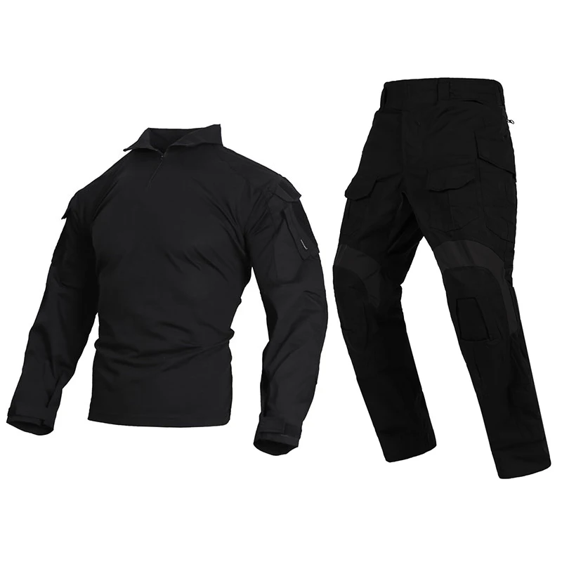 

Emersongear Tactical G3 Боевая форма Комплект Мужские рубашки Брюки Тренировочные костюмы Топы Рабочие брюки-карго Aitsoft Охота Туризм BK