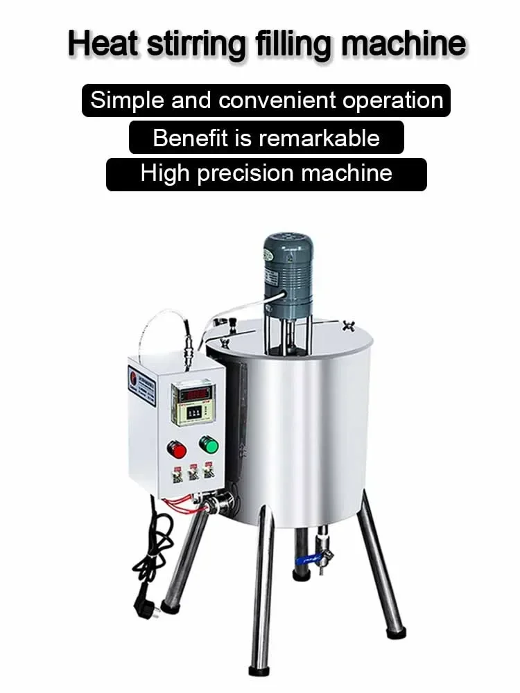 Small lipstick mixing and filling machine