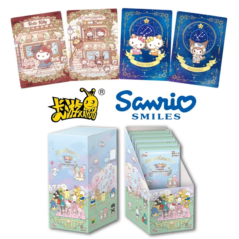 

KAYOU натуральная карта Sanrio Mengmeng, классический пакет, ароматные сказки, фильм Sanrio, семейная серия, коллекционные карты аниме, детские игрушки, подарок