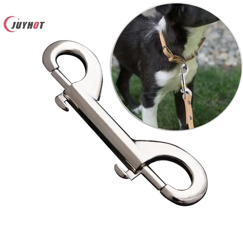 Double Ended Scuba Diving Hook Zinc Alloy Quick Draw Carabiner for Linking Dog Leash Water Bottle Keychain Clip