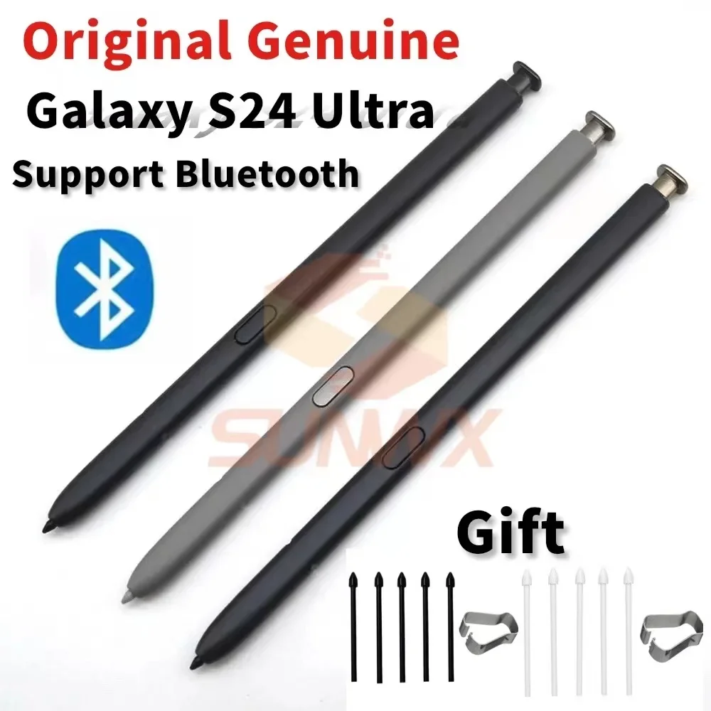 O riginal Stylus For Samsung Galaxy S24 Ultra Touch Screen Stylus S Pen Pencil With Bluetooth function support air command