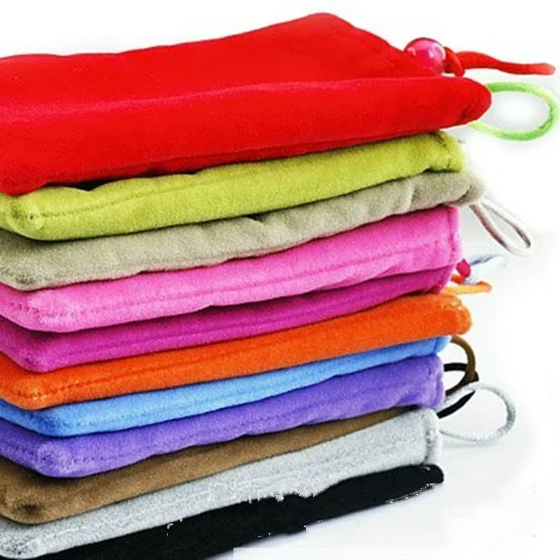 Soft Storage Bag For Power Bank USB Charger Soft Pouch Case For Powerbank External Battery Mobile