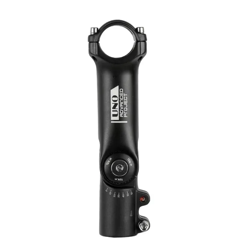 UNO Mountain Bike Adjustable Stem Riser Aluminum Alloy Light-weight 0-60 Degree Stem 28.6mm*31.8mm 90mm/110mmBike Accessories