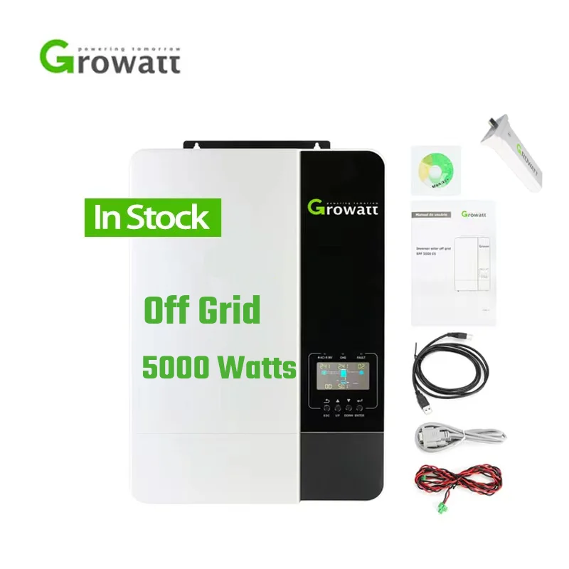 

Growatt 10KW 5KW 3.5KW Low Frequency Pure Sine Wave Off Grid Mpp Hybrid Solar Inverter For Home Appliance