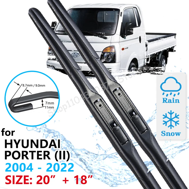 

Car Front Wiper Blade For Hyundai Porter Mk2 H-100 H100 2004~2022 Windscreen Windshield Wipers Accessories Window 2021 2020 2019