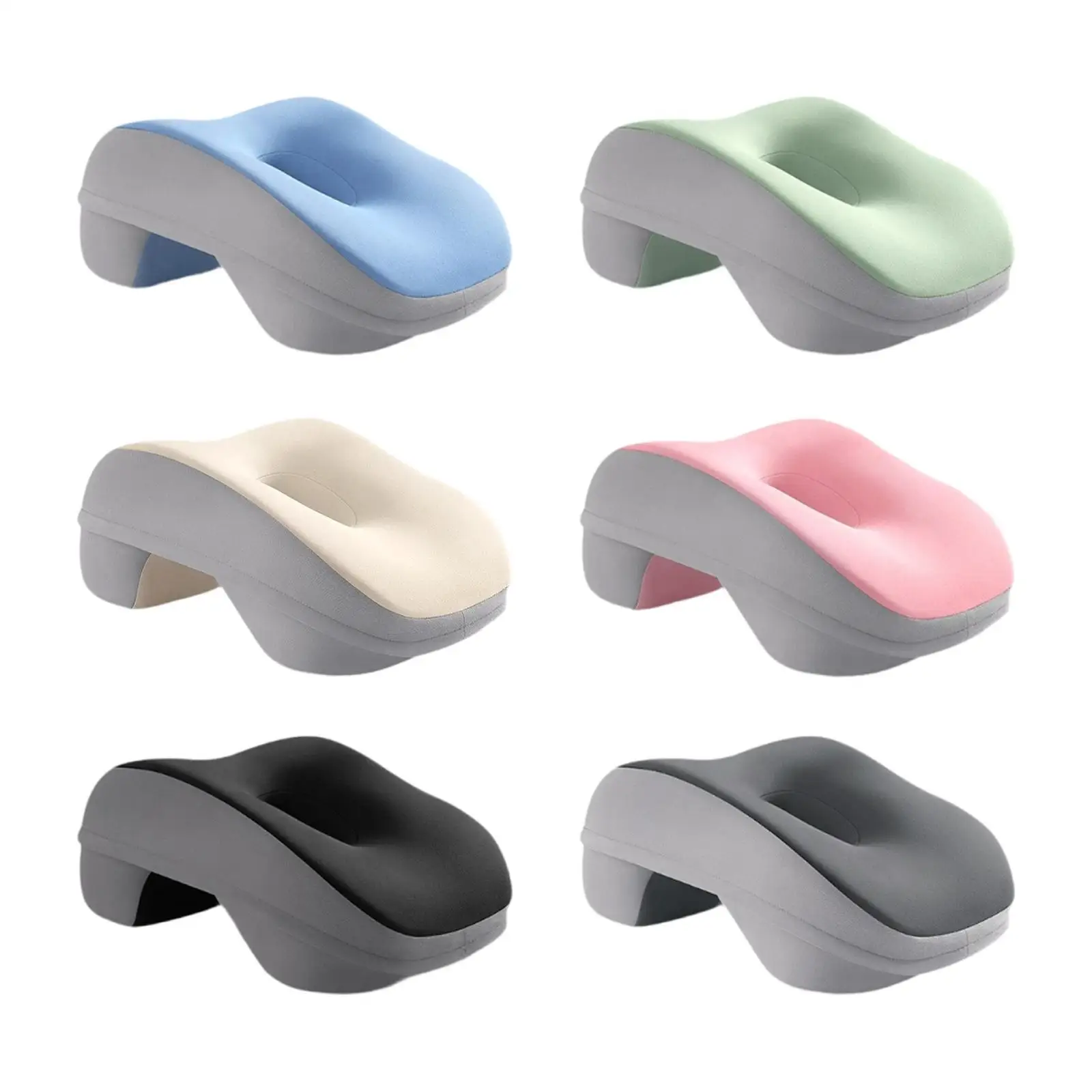 Desk Napping Pillow Office Sleeping Pillow Breathable Lunch Break Headrest Memory Foam Neck Support for Library School Travel