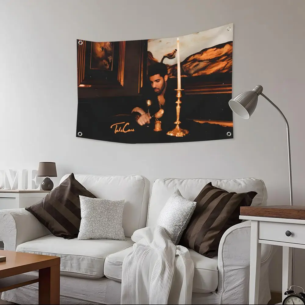 Rapper Singer D-drake more life Flags  Camping Outdoor Garden room Bedroom ops Wall Art Family Gifts