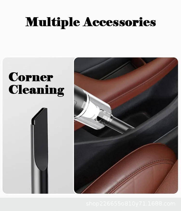 Car Mounted Wireless Vacuum Cleaner Super Strong Blowing & Suction Integrated Machine Dual-purpose Portable High-power