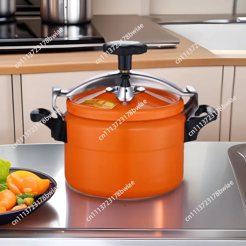 Commercial Pressure Cooker Induction Compatible Stainless Steel 2L for Restaurant Fast Cooking Soup Pot