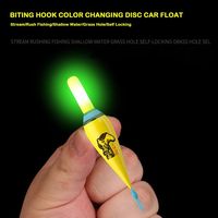 2PCS New Led Electronic Fishing float NO 311 battery Indicator Light Float Red light Slip Drift Tube Bobbers Night fishing