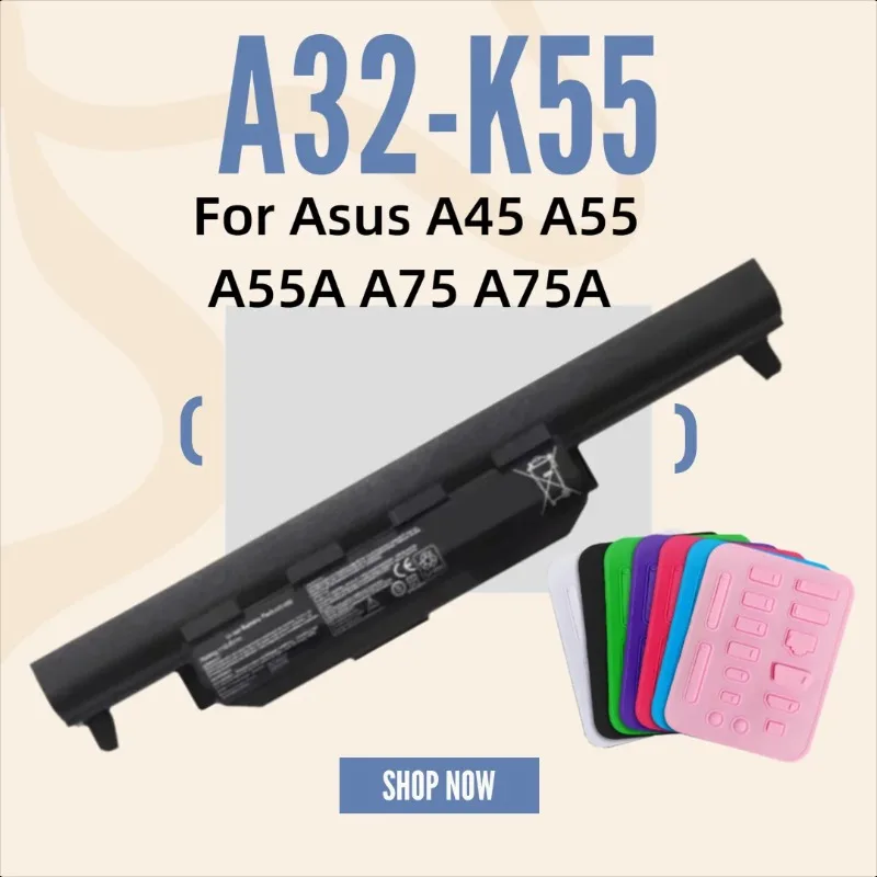 

11.1V 5200mAh A32-K55 for Asus A45 A55 A55A A75 A75A K45 K45V K55 K55A Laptop Battery