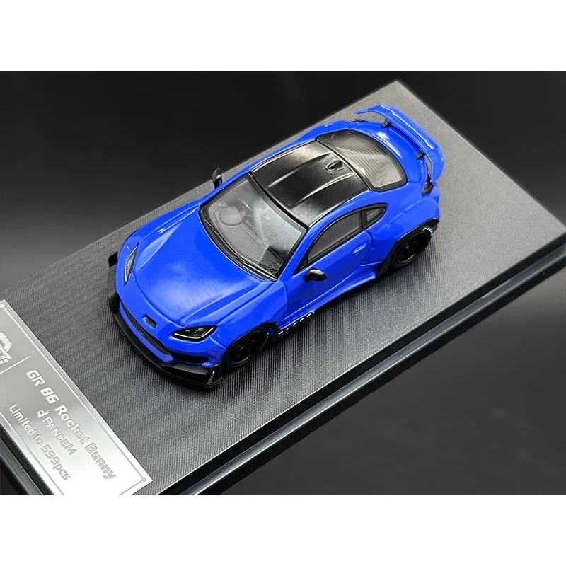 In Stock Fuji 1:64 Pandem GR86 MK2 Rocket Bunny Diecast Diorama Car Model Collection Miniature Toy