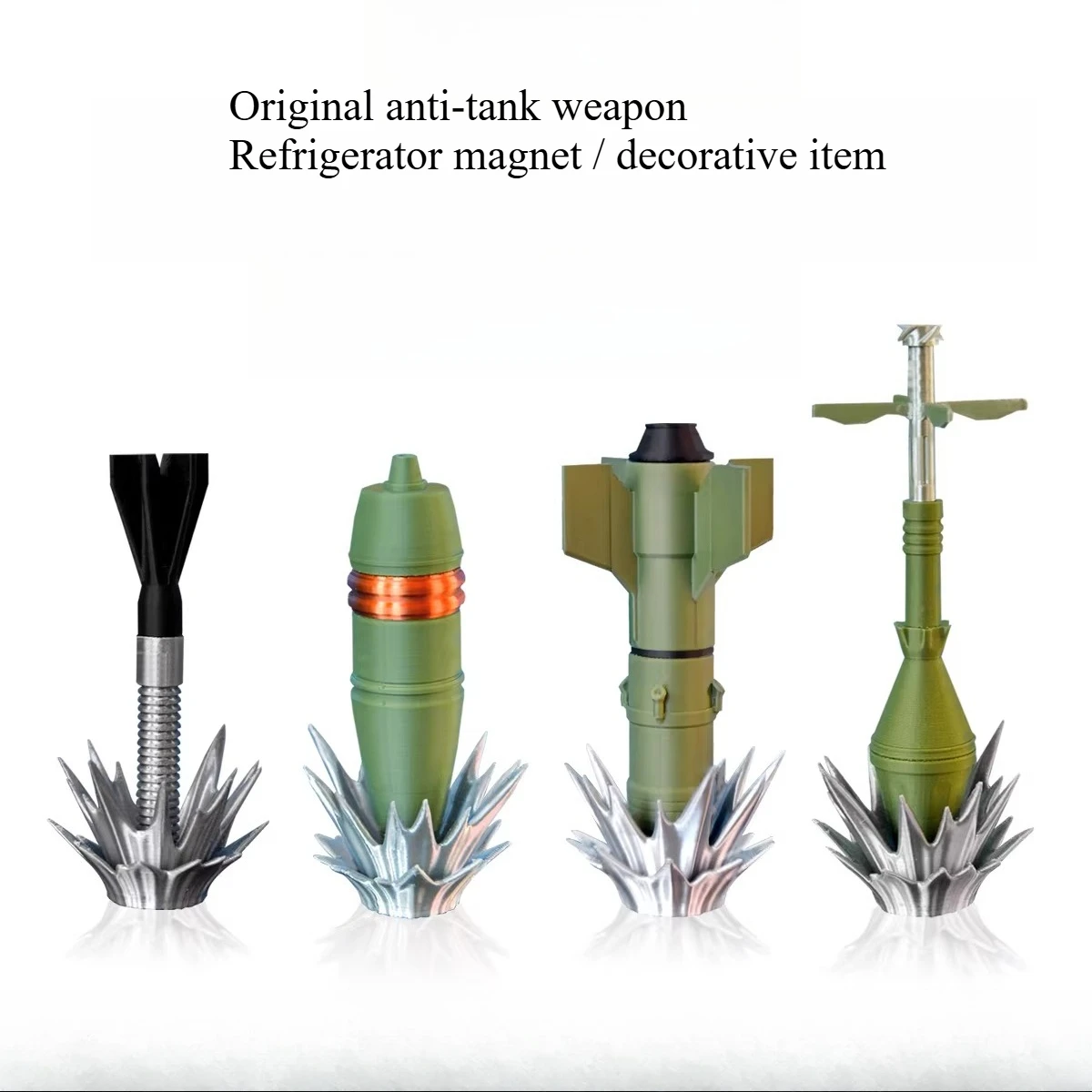 Military-themed Fridge Magnets for A Magnetic Three-dimensional Museum-style Cultural and Creative Gift Set