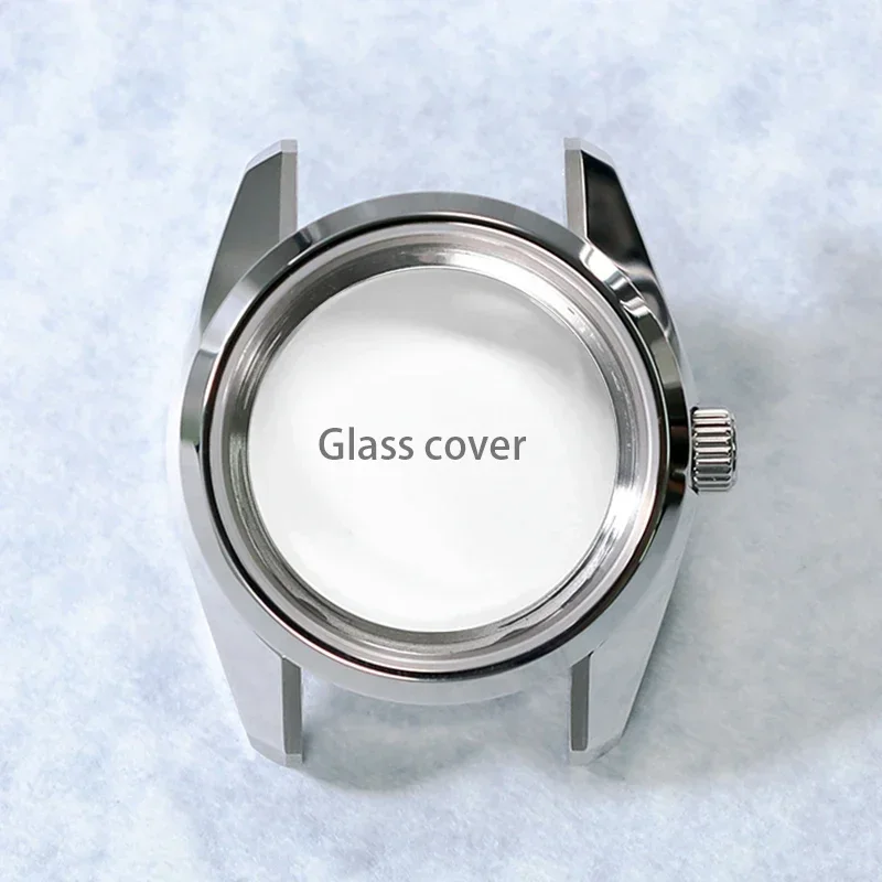 PELEUS 36.5mm Design Watch Case Stainless Steel Sapphire Glass AR Coating for NH35 NH36 NH38 NH70