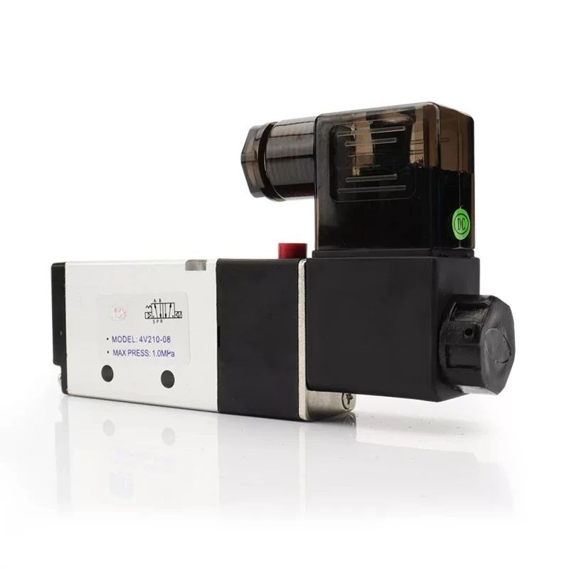 4V Series Pneumatic Solenoid Valve 4V210‑08 4V310‑10 4V220 4V230 4V320 4V330 4V420 4V430 Air Control Valve DC24V AC220V