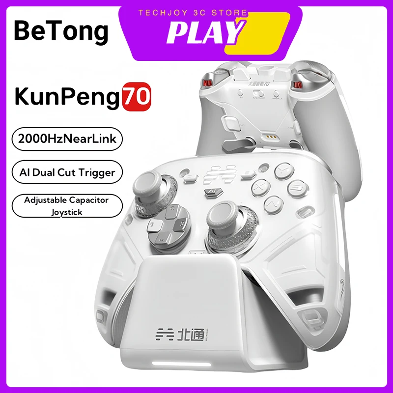 NEW BeTong KunPeng70 AI Wireless Games Controller Bluetooth Gampad Zeus Xbox Support PC/Switch/phone/TV Box/ipad Game Controller