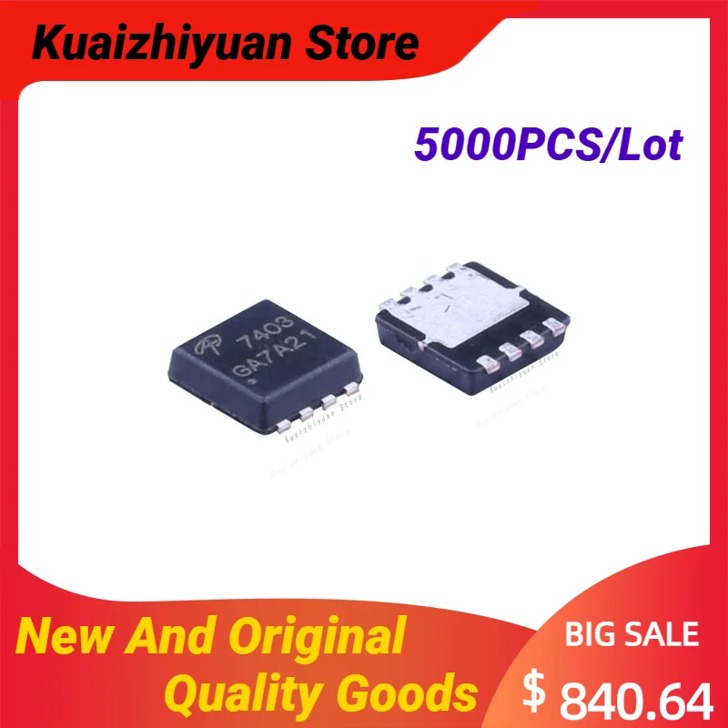 5000PCS/Lot New And Original AON7403 DFN3X3 AO7403 DFN33 7403 MOSFET QFN-8 DFN3*3-8L Quality Goods