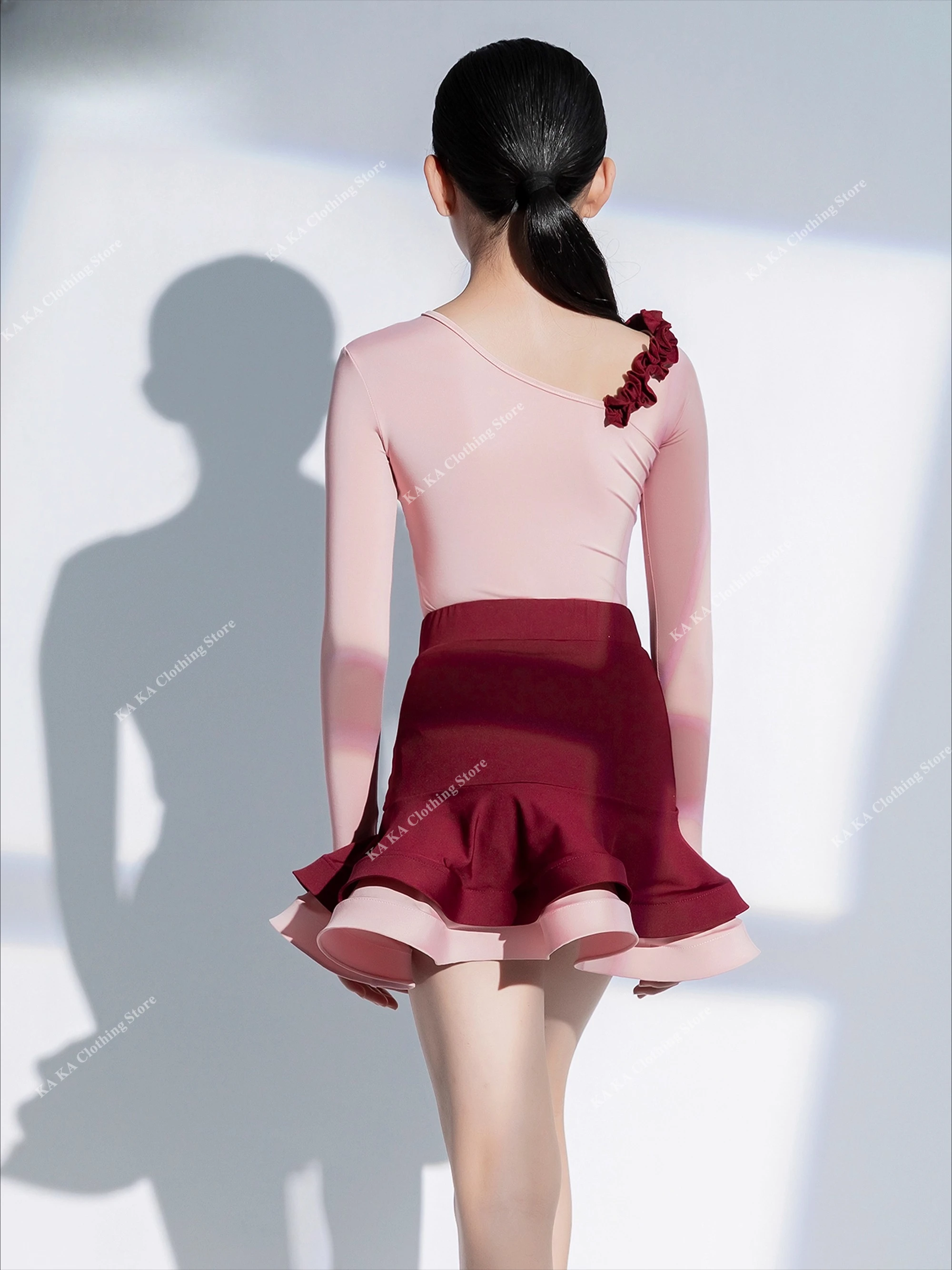 Cha Cha Samba Tango Latin Dance Dresses Girls Child Salsa Rumba Ballroom Dance Costume Dress Kids Competition Dancing Clothes