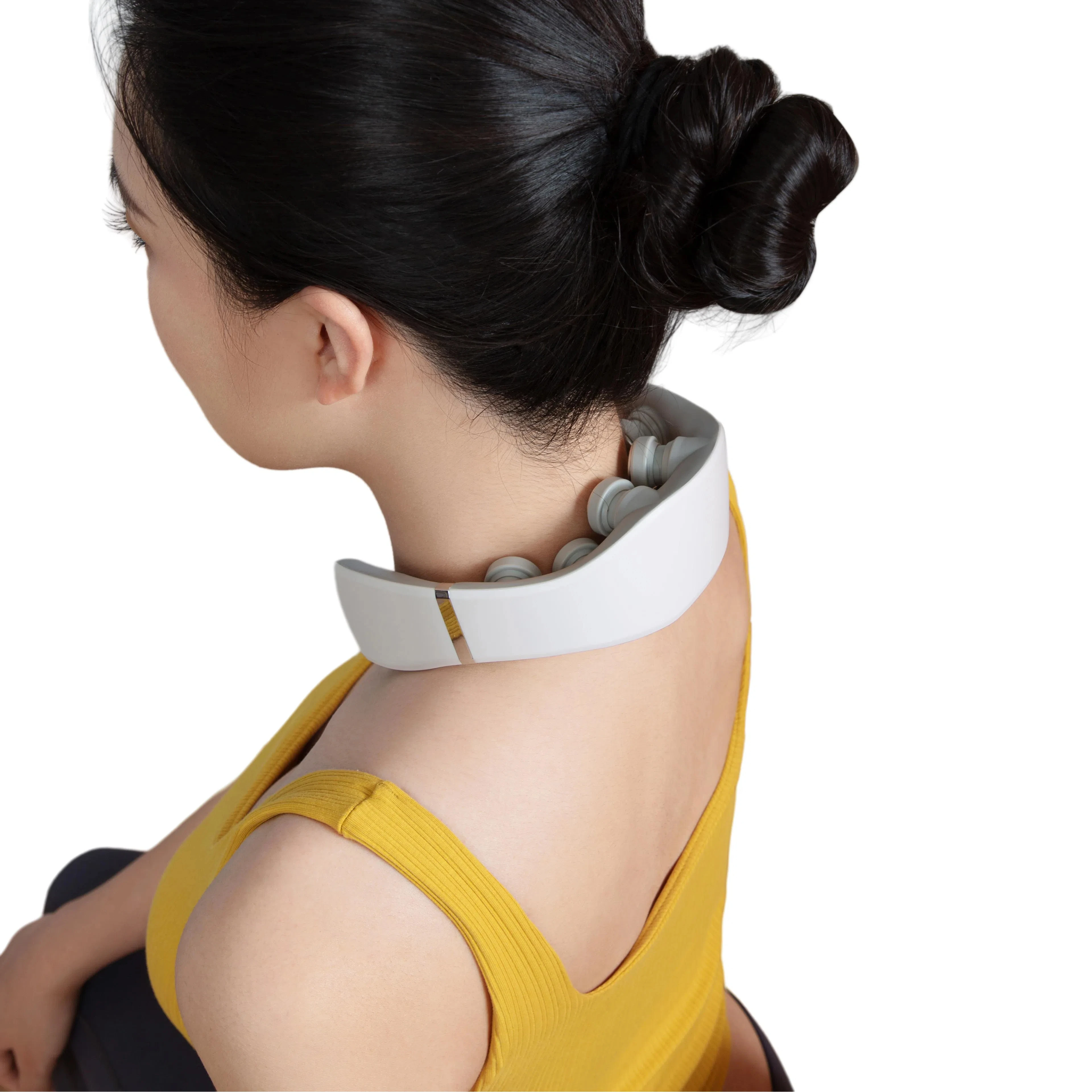 

Portable Electric Pulse Intelligent Smart Wireless Machine Device With Heating 8D Neck Massager