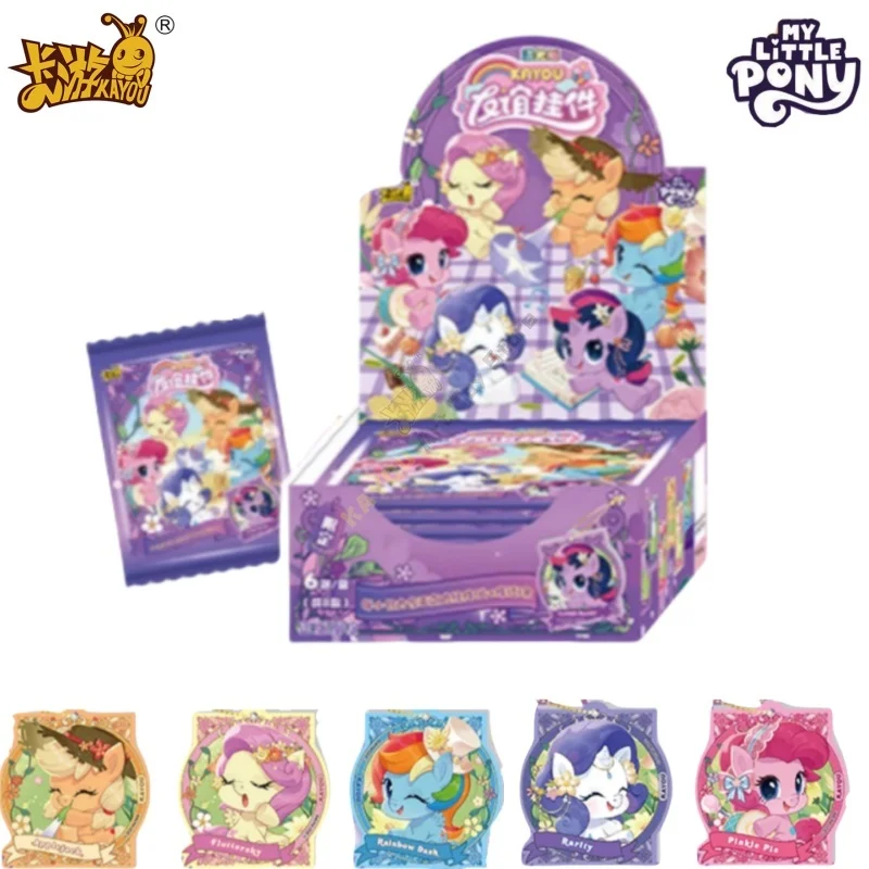 

KAYOU натуральная карта My Little Pony, акриловая подвеска, пластина-стример, аниме, окружающая акриловая фоторамка, игрушка в подарок, оригинальная коробка