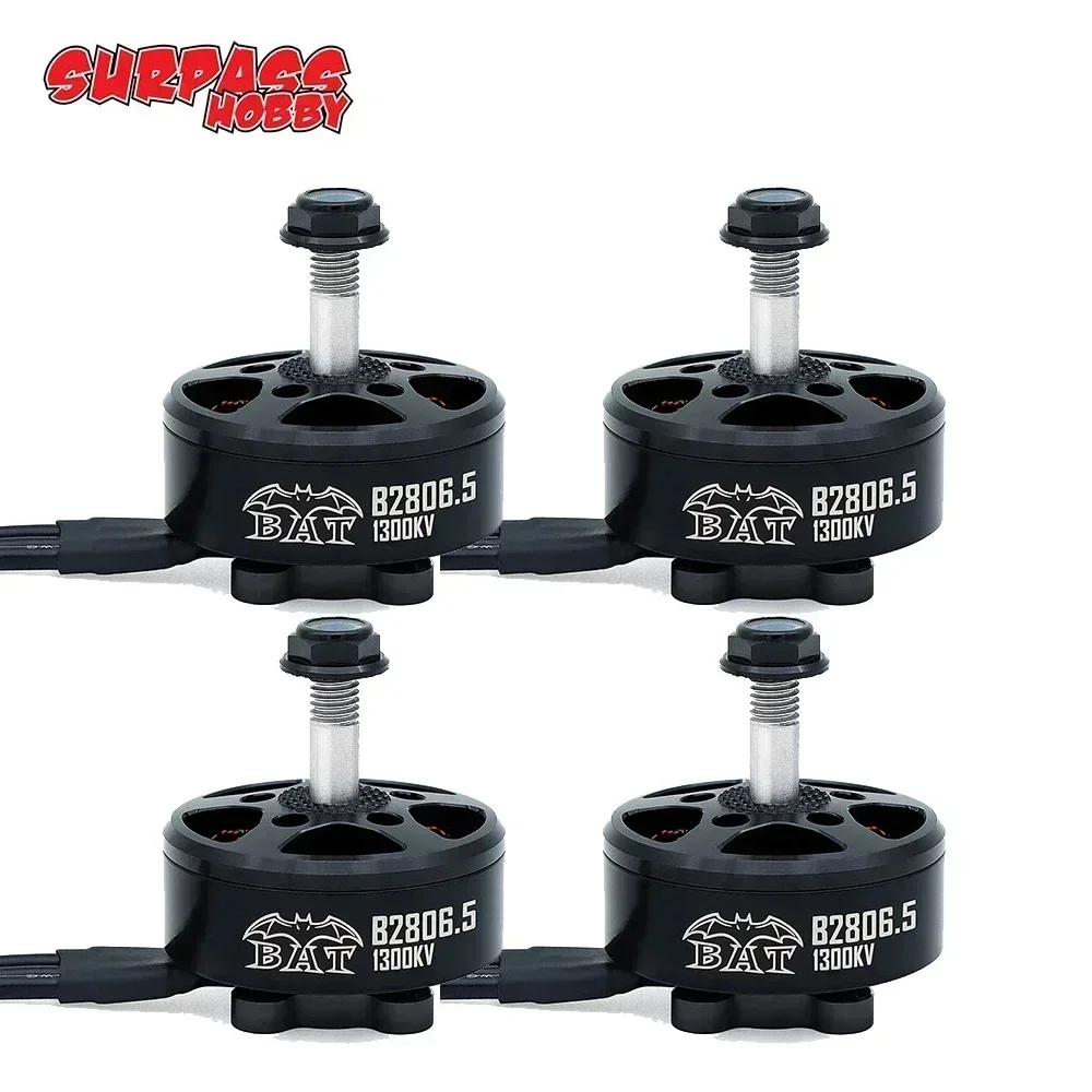 

4 шт. SURPASS HOBBY B2806.5 2806,5 1300KV / 1700KV бесщеточный двигатель 4-6S совместимый 6-7-дюймовый Пропеллер для RC FPV гоночного дрона