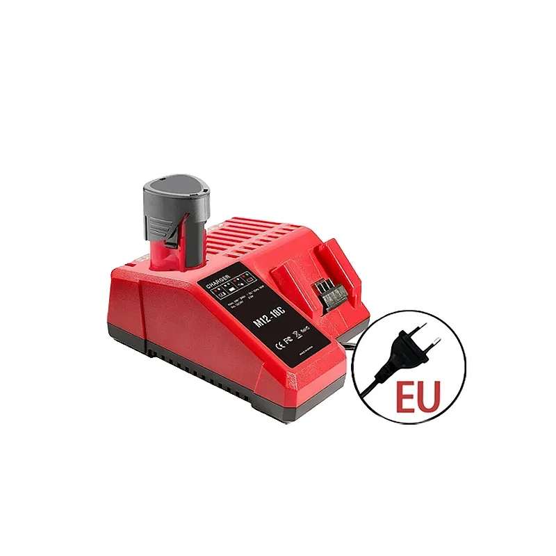 For Milwaukee M18 Power Tool Battery, Charger, BR, XC, 18V, 6000mAh/12000mAh， M18B5, 48-11-1860, Built-in 18650 Battery