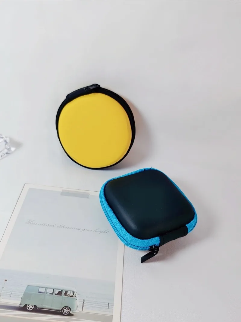 Mini Kopfhörer Schutzhülle Tasche Box Harte EVA Fall Digitale Ladegerät Kopfhörer Lagerung Tasche USB Daten Kabel Organizer Tragetasche – Detail 5