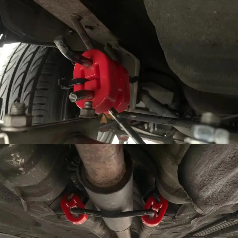 Car Exhaust Rubber Mount U niversal Pipe Hanger Rubber Mount Rubber Hanger Exhaust Insulator Muffler Hanger Vehicle Exhaust Pipe