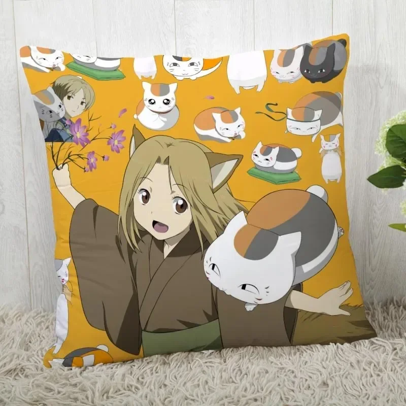 Natsume Yuujinchou Pillow Cover Customize Pillowcase Modern Home Decorative Pillow Case For Living Room 45X45cm,40X40cm