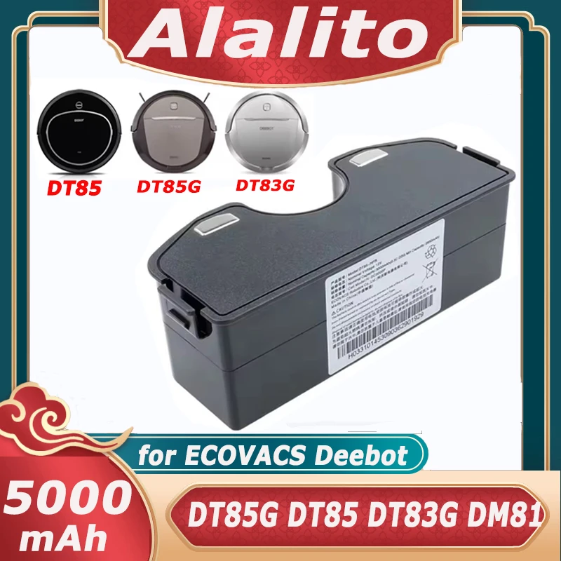 Original 12V Battery For ECOVACS Deebot DT87G DN650 BFD-yt DN700-BYD DT85G DT85 DT83G DM81 Replace The Battery